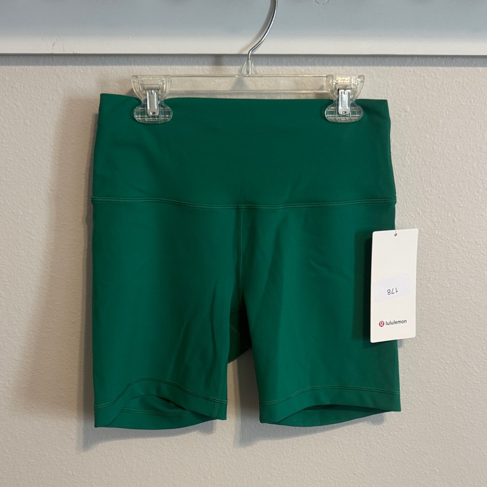 lululemon athletica Emerald Green 6” Bike Shorts